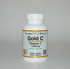 Вітамін C, California Gold Nutrition, 1000 мг, 60 капсул