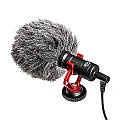 Кардіодний спрямований мікрофон із тримачем BOYA BY-MM1