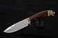 Ніж мисливський з стали 40х13 "Античний тигр" граб, фото 6