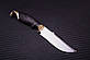 Ніж мисливський ручної роботи "Кобра різна" сталь 50х14мф, фото 2