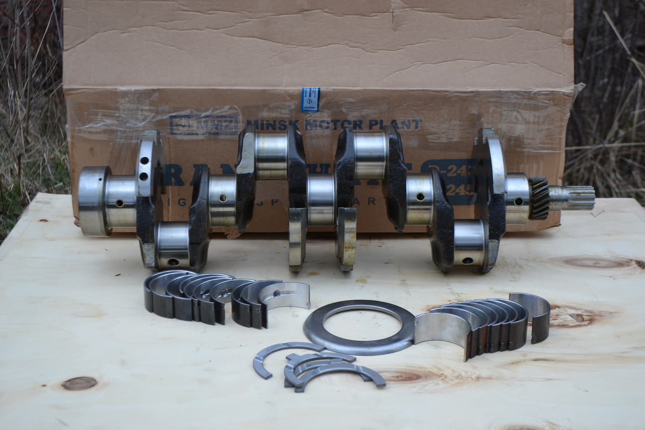 Колінчастий вал (колінвал) Д-245 на ПАЗ, МАЗ, ГАЗ ( оригінал ММЗ ) 245-1005015 (БЕЗ вкладишів), фото 1