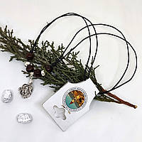 КУЛОН - Ладанка з филахтой Святого Спиридона Тримифунтского (Греція, о.Корфу)