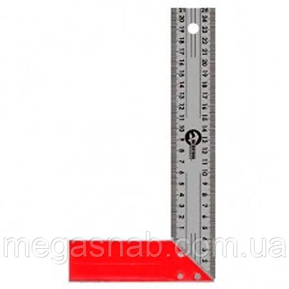 Косинець будівельний 250 мм MT-2026 INTERTOOL, фото 1