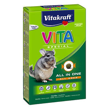 Повнораціонний корм для шиншил Vitakraft «VITA Special» 600 г