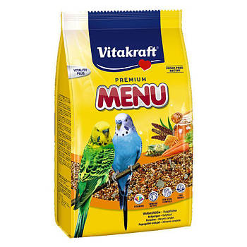 Корм для хвилястих папуг Vitakraft «Premium Menu» 1 кг