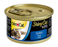 Влажный корм для кошек с тунцом GimCat Shiny Cat 70 г