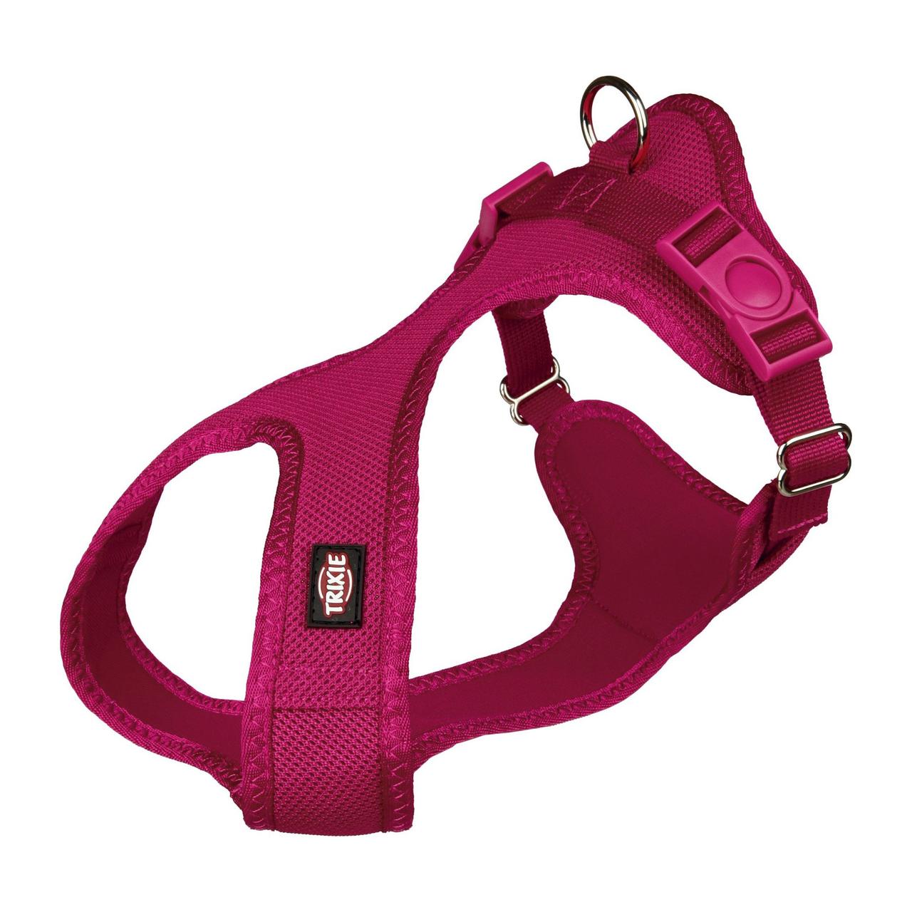 Шлея для собак з обхватом 28-40 см м'яка Trixie Soft XXS-XS рожева