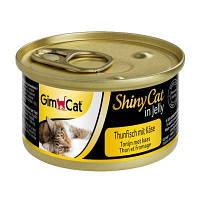 Влажный корм для кошек с тунцом и сыром GimCat Shiny Cat 70 г