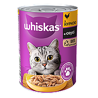 Whiskas консерва для котів 400 г (курка в соусі)