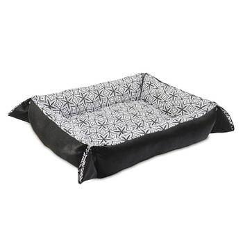 Лежак для собак 42*52*18 см Природа «Transformer» сірий