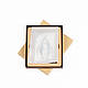 Срібна Ікона Божої Матері Непорочне Зачаття з емаллю 7х10см, фото 4