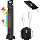 БАГАТОФУНКЦІОНАЛЬНИЙ ЛІХТАР-ПРОЖЕКТОР HEL-6866T 48 LED З СОНЯЧНОЮ ПАНЕЛЬЮ, фото 5