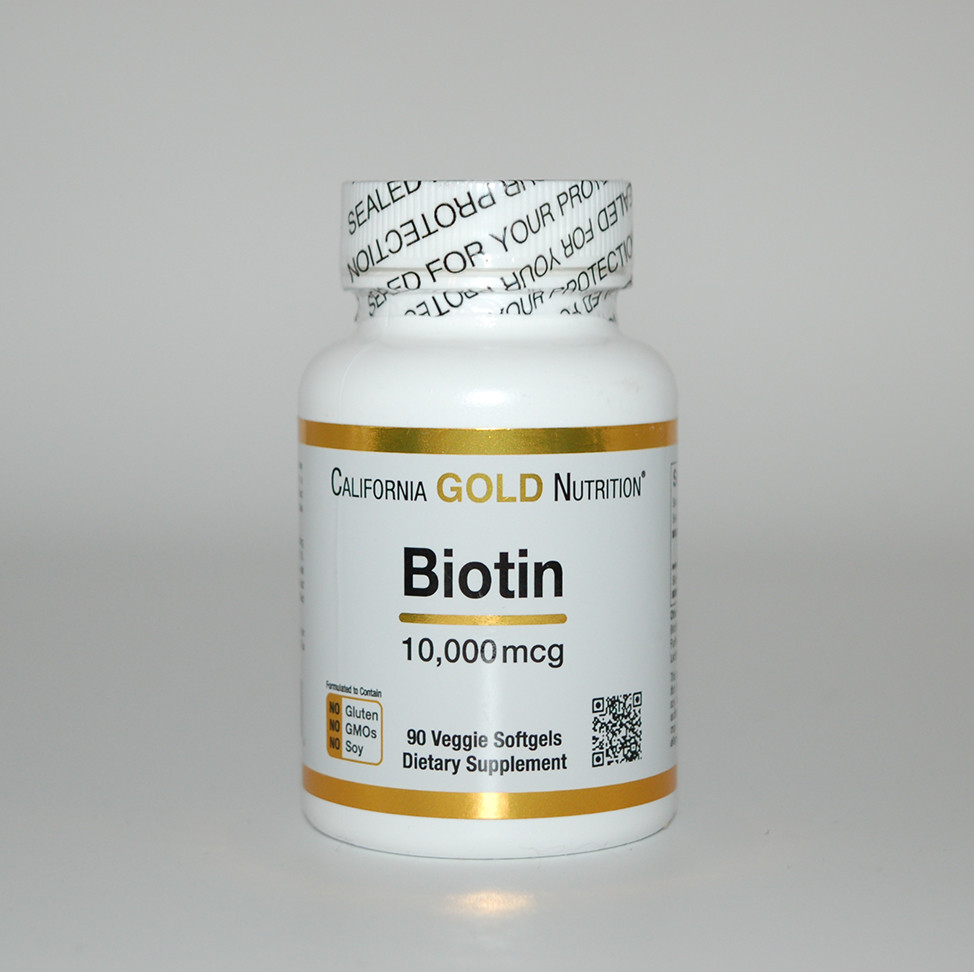 Біотин California Gold Nutrition 10000 мкг 90 капсул