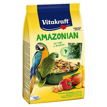 Корм для великих амазонських папуг Vitakraft «Amazonian» 750 г