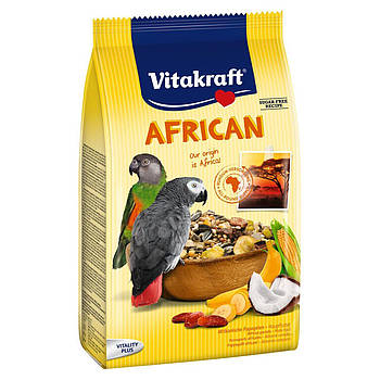 Корм для великих африканських папуг Vitakraft «African» 750 г