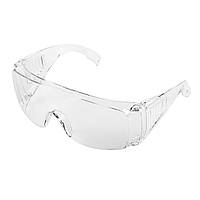 Защитные очки, белые линзы, класс сопротивления F
