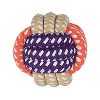 Іграшка для собак Trixie М'яч плетений d:6 см (текстиль)