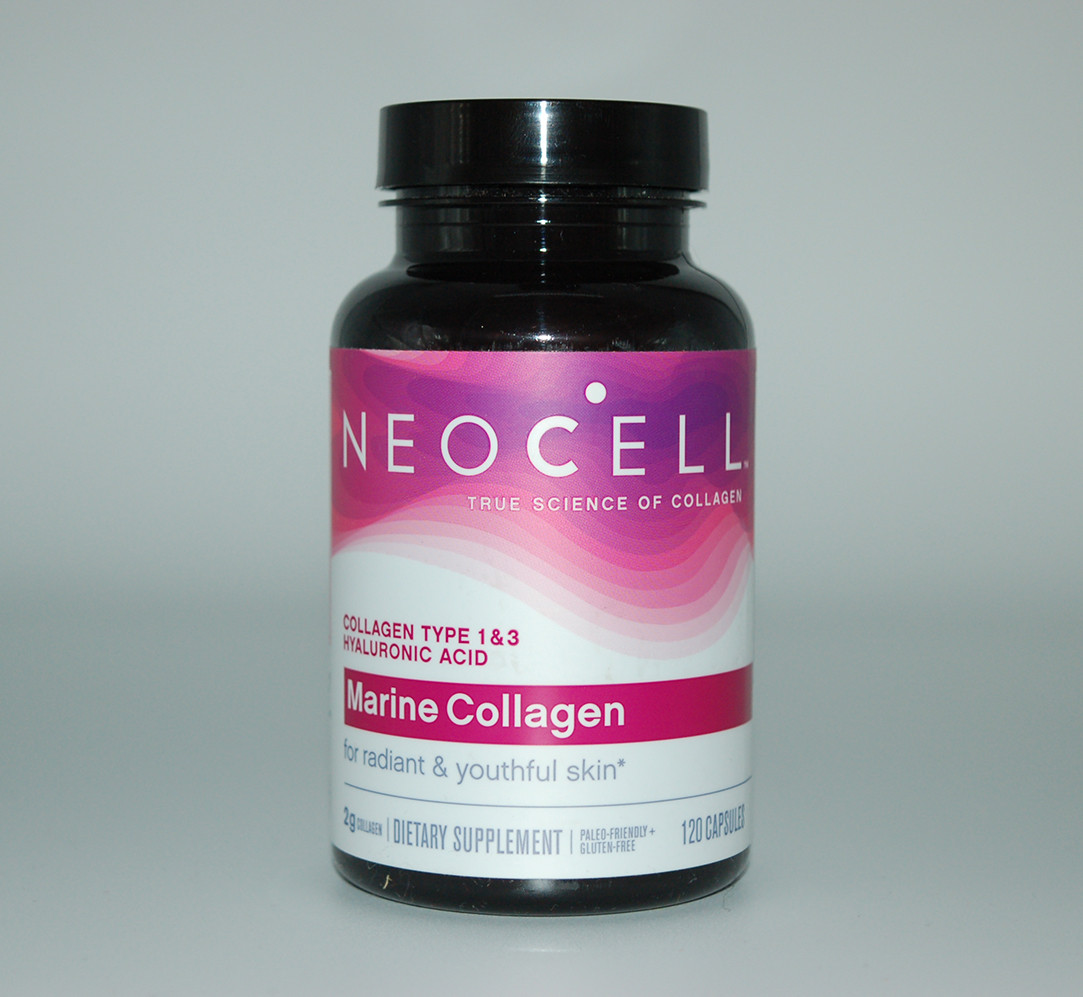 Морський колаген і гіалуронова кислота, Marine Collagen, Neocell, 120 капсул