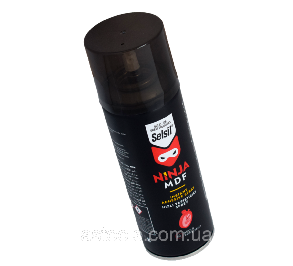 Клей 2-компонентний NINJA MDF : супер швидкий. 200 ML +50 г. спрей