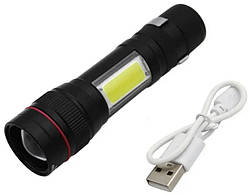 Ліхтарик ручний BL-520 18650 USB charge 6991