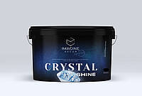 Перламутровая декоративная штукатурка Crystal Shine с кристаллическими шариками Imagine Decor 1 л