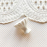 Мініатюра керамічна підставка для солодкого 2.5 см Біла, фото 2