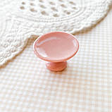 Мініатюра керамічна підставка для солодкого 1.5 см Рожева, фото 2