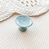 Мініатюра керамічна підставка для солодкого 1.5 см Блакитна, фото 2