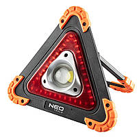 Аккумуляторная лампа + предупредительный треугольник 2 в 1 NEO 99-076