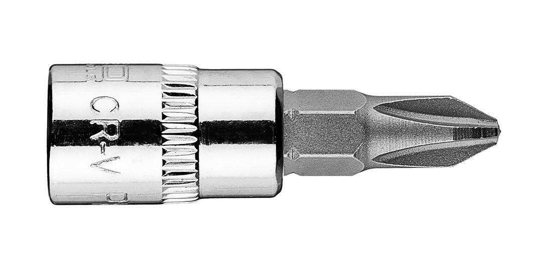 Викруткова біта PH2 на гнізді 1/4", коротка, 37 мм, фото 1