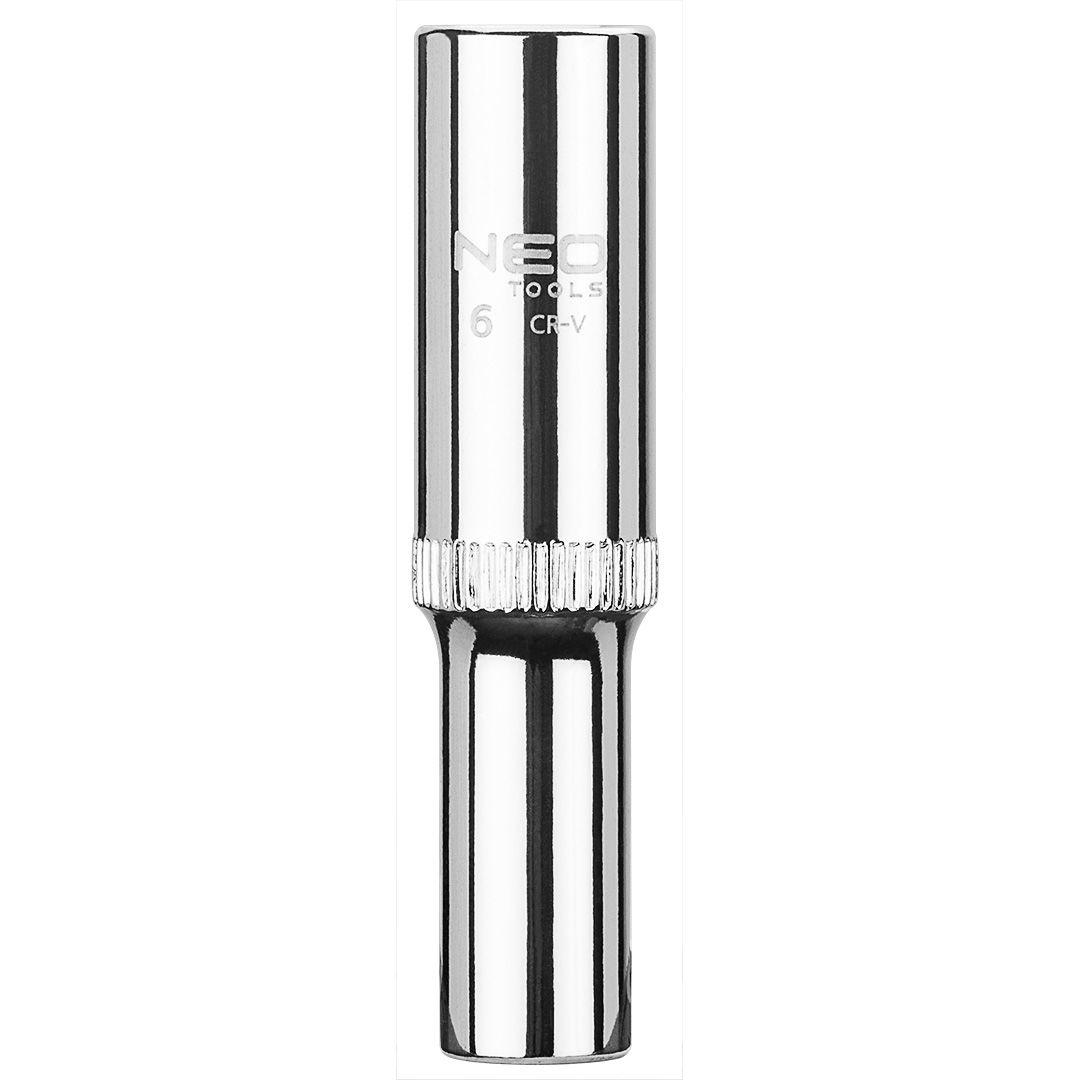 Насадка шестикутна довга 1/4", 6 мм, фото 1