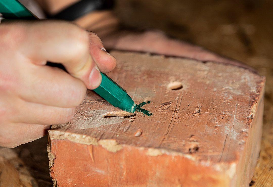 Крейда технічна для маркування, різні кольори, 12 штук, фото 1