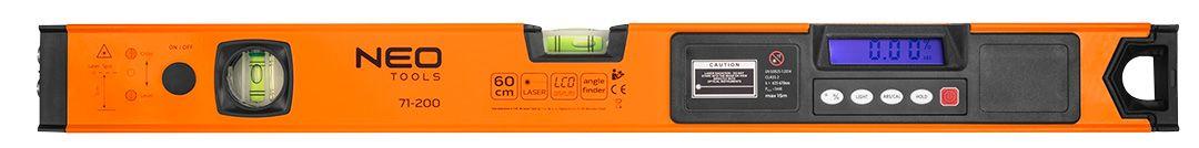 Рівень із електронним дисплеєм, 60cm, фото 1