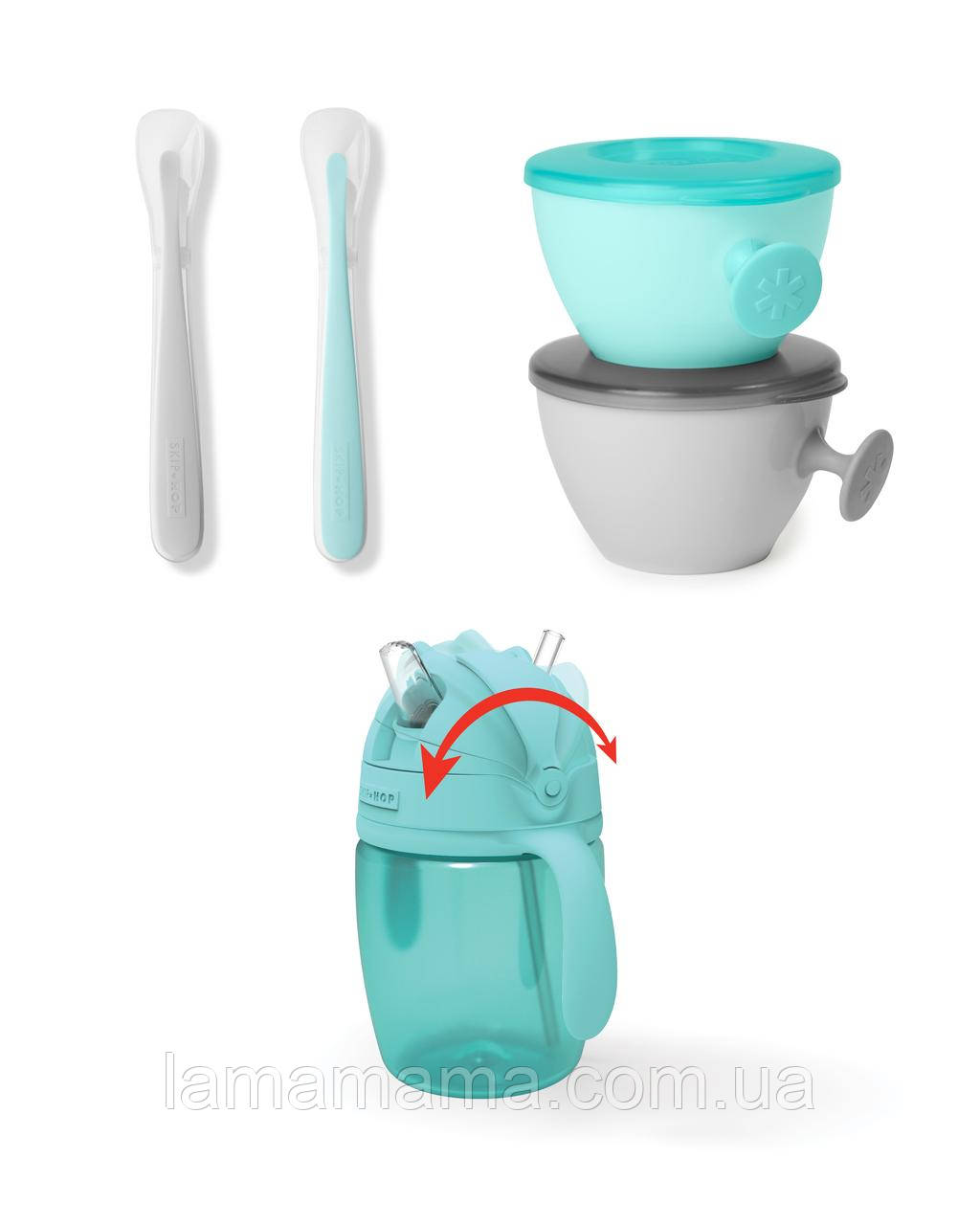 Набір посуду для годування дітей 6М+ Скіп Хоп