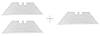 Ніж з трапецієподібним лезом та лезом-гачком, металевий корпус 6 лез, фото 4