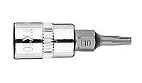 Отверточная бита TORX TX10 на торцевой головке 1/4", короткая, 37 мм