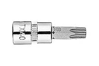 Бита TORX TX40 на торцевую головку 1/4", короткая, 37 мм