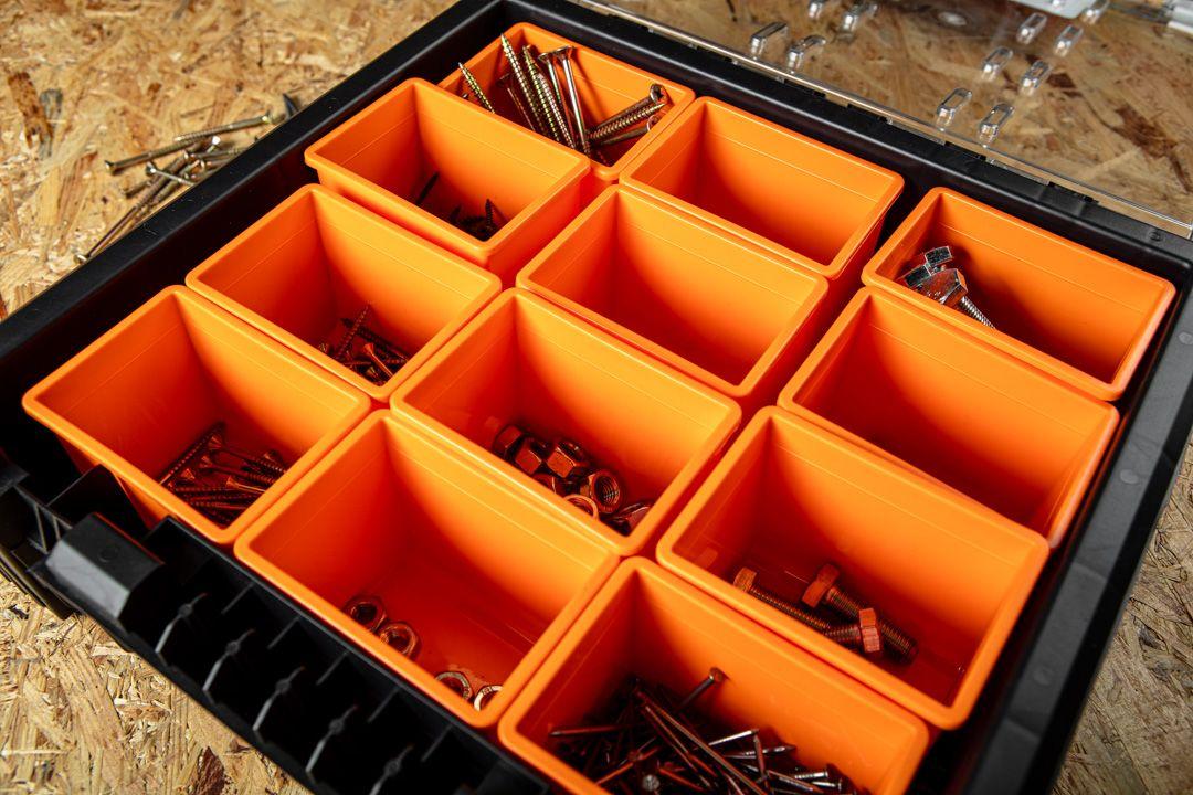 Органайзер з відділеннями 40 x 40 x 12 см, фото 1