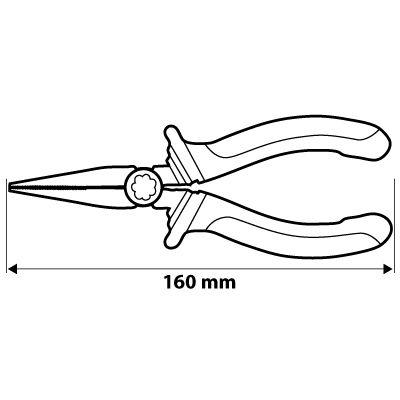 Плоскогубці, 160 мм, фото 1