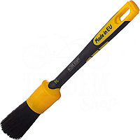 Кисть для наружной мойки с резиновой ручкой Work Stuff Detailing Brush Rubber Black, Ø30 мм