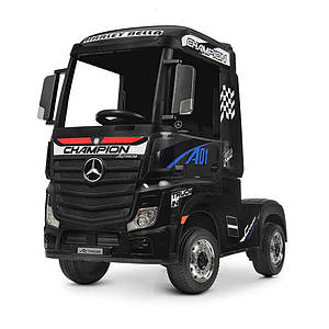 Вантажівка електрична дитяча Bambi bM 4208EBLR-2 пульт ДК електровантажівка акумуляторна одномісна чорний