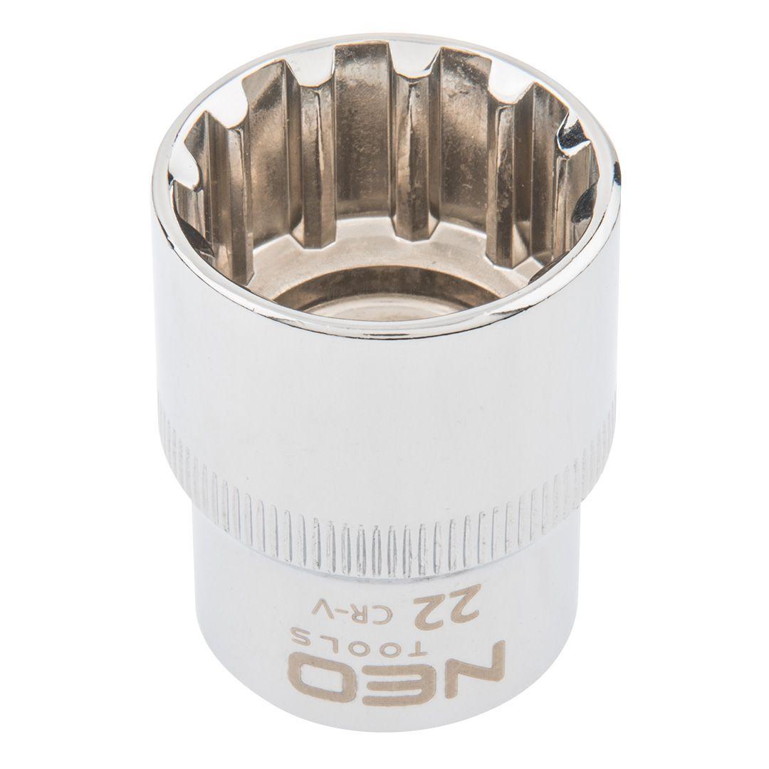 Головка змінна Spline 1/2" 22 мм