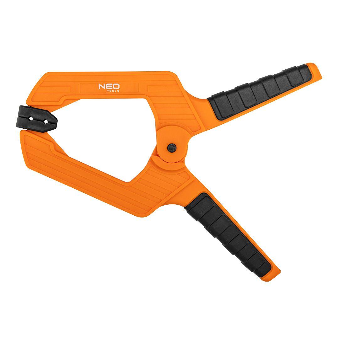 Пружинний затискач heavy duty 4"/100 мм, зусилля затиску до 14 кг NEO, 45-523