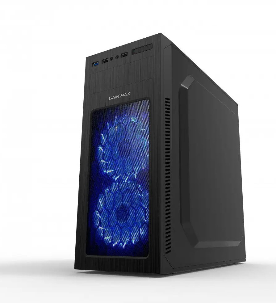 Корпус ATX GameMax MT-520-FAN 2*USB2.0 1*USB3.0 2*FAN120 чорний новий