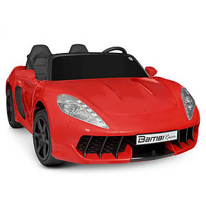 Машина електрична дитяча Bambi Racer M 4055AL-3 Порше на акумуляторі USB електромобіль червоний