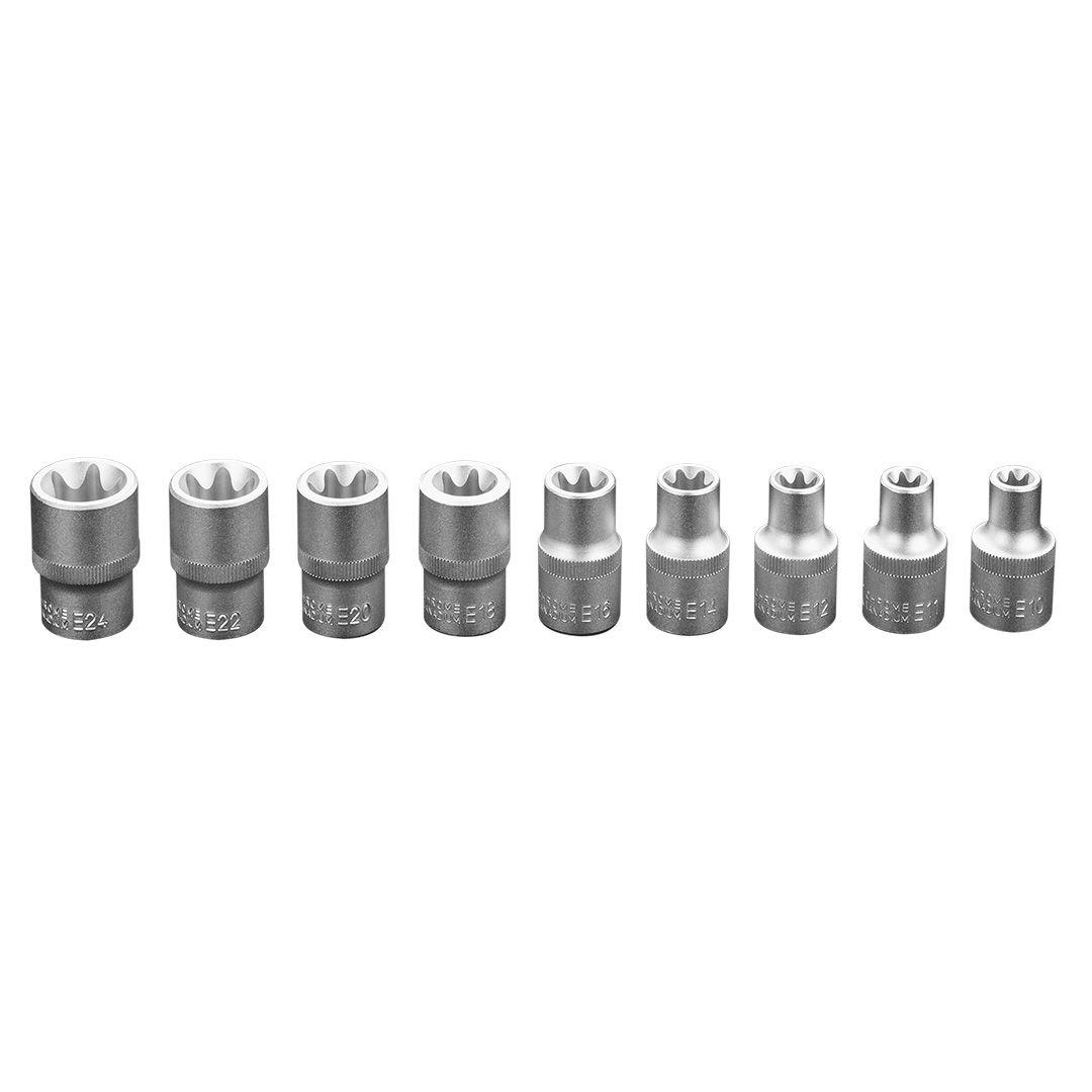 Головки змінні 1/2" Torx, набір 9 шт.