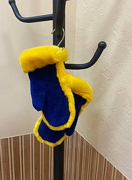 Варежки з хутра кролика рекс теплі Україна