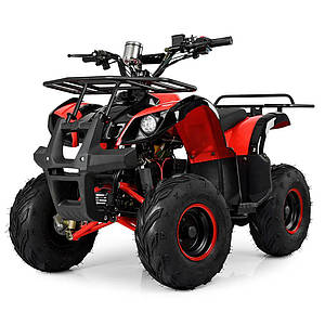 Квадроцикл електричний дитячий підлітковий Profi HB-EATV1000D-3 MP3 USB SD одномісний червоний