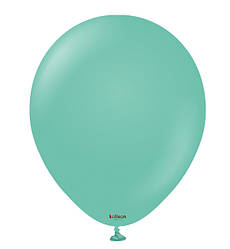 Повітряні кульки Kalisan (30 см) 10 шт, Туреччина, колір - аквамарин (пастель)