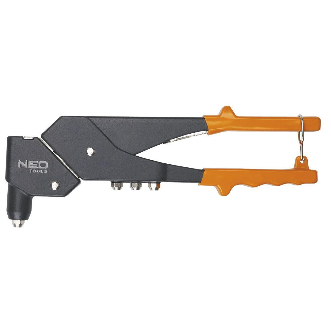 Заклепочник для сталевих і алюмінієвих заклепок 2.4-4.8 мм Neo tools 18-102